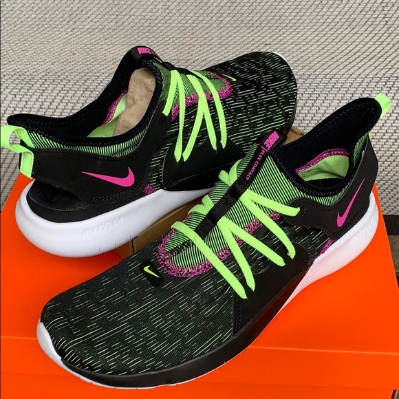 NIKE FLEX CONTACT 3 black/volt glow-hyper violet M - Picture 12 of 16
